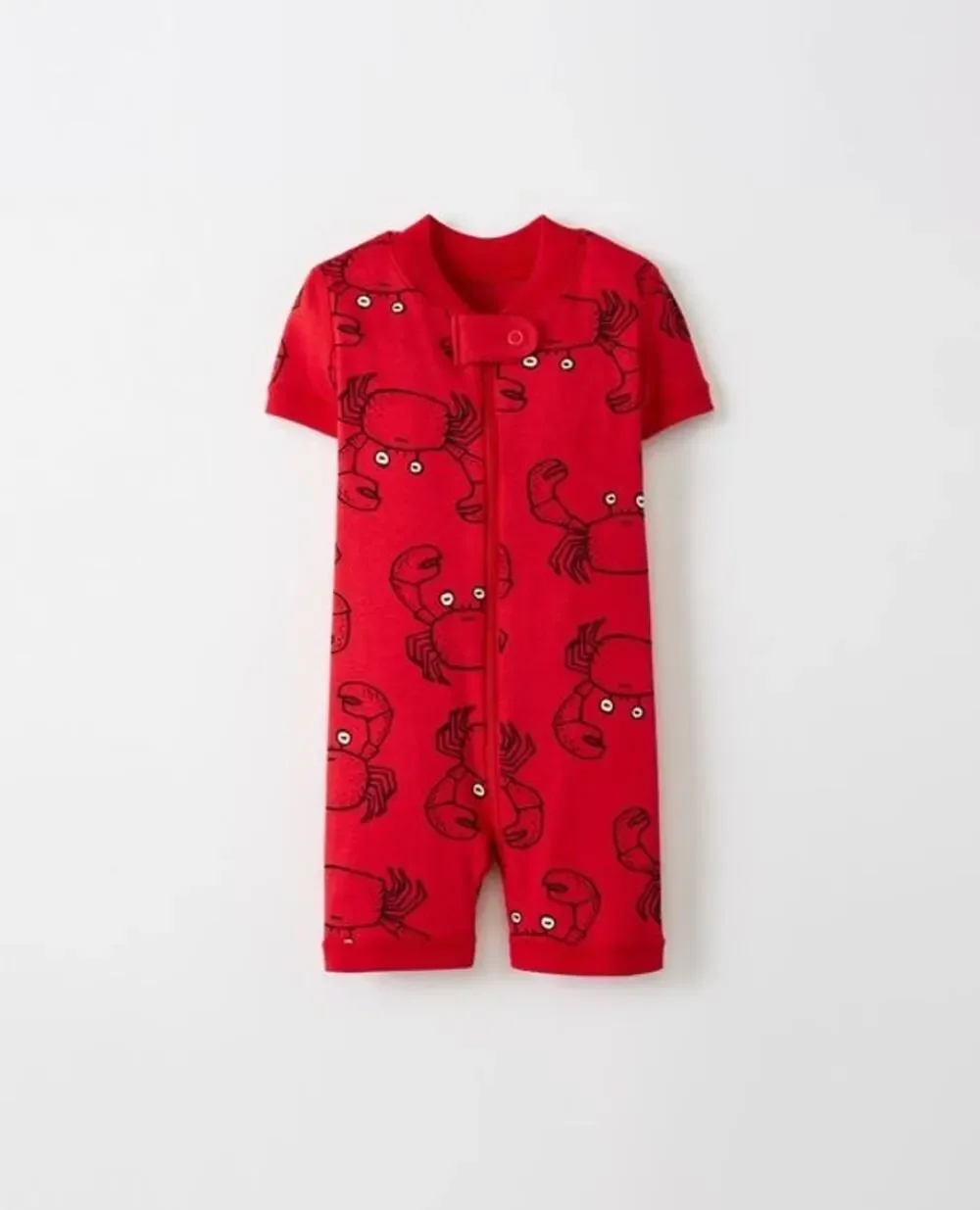 Hanna Andersson Organic Cotton Crab Print Sleeper 3T